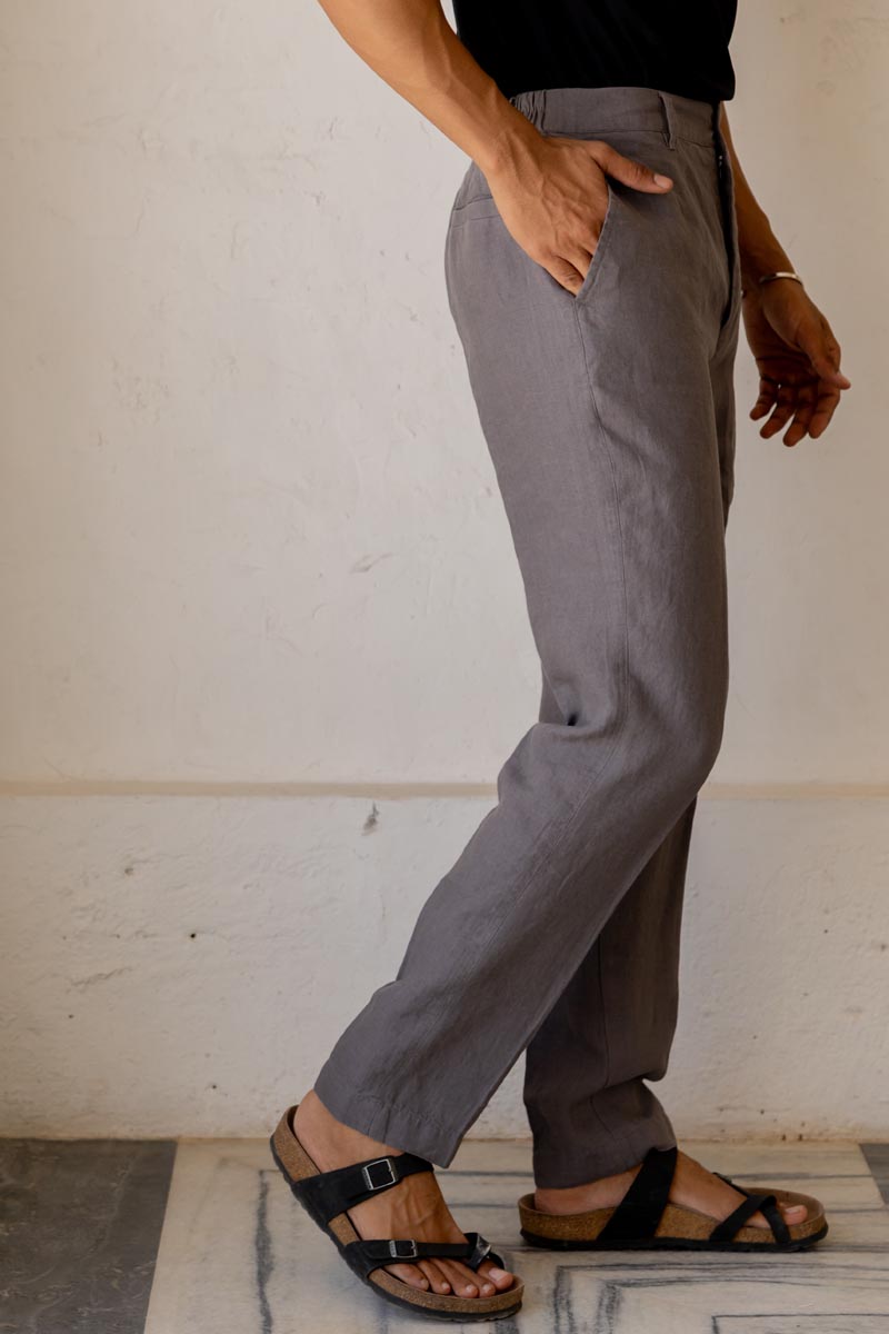 Stone Grey Trouser