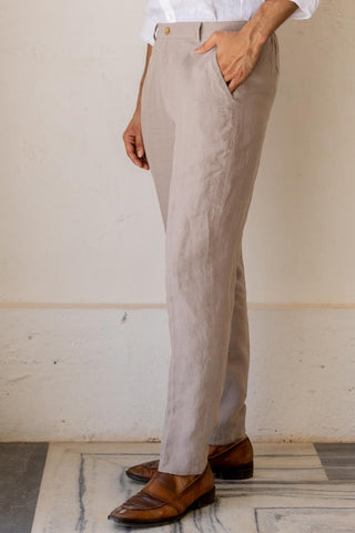 Almond Beige Trouser