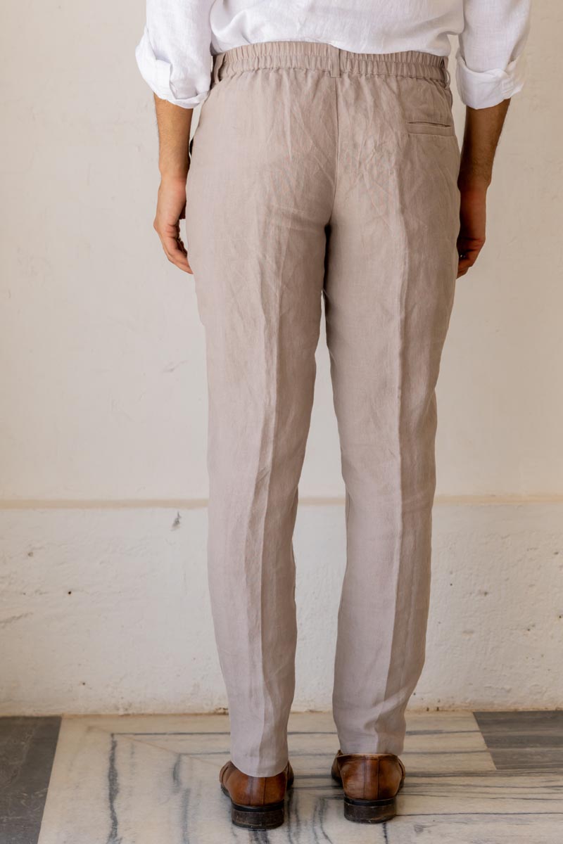 Almond Beige Trouser