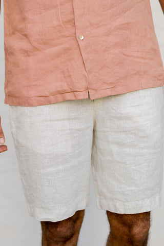 Faded Fine Stripe Shorts