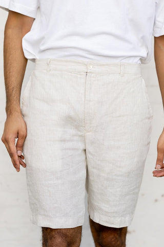 Faded Fine Stripe Shorts