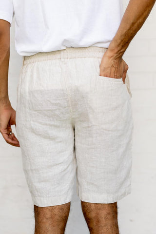 Faded Fine Stripe Shorts
