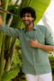 Classic Collar Fern Green Shirt