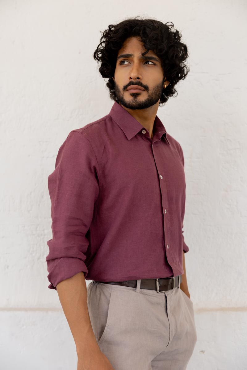 Classic Collar Raisin Shirt