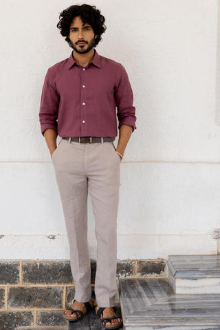 Almond Beige Trouser