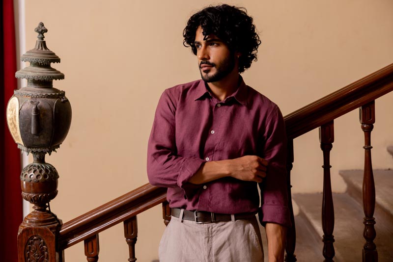 Classic Collar Raisin Shirt