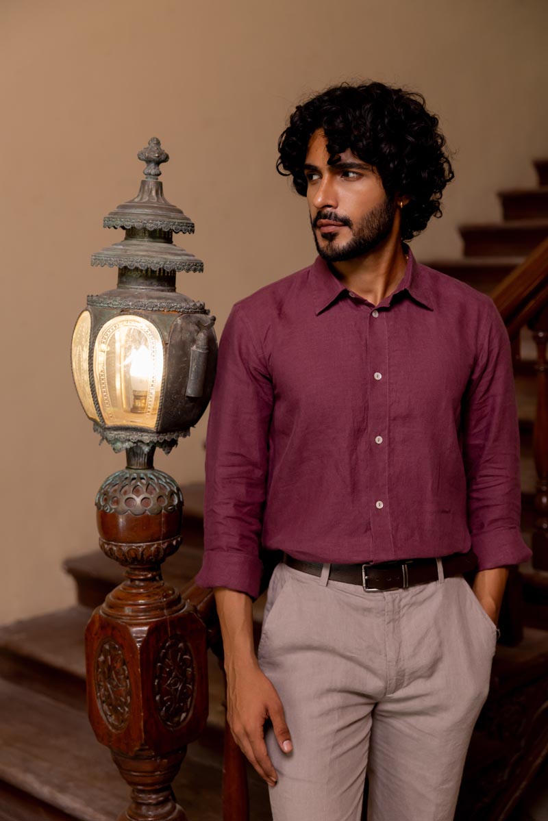 Classic Collar Raisin Shirt