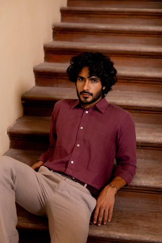 Classic Collar Raisin Shirt