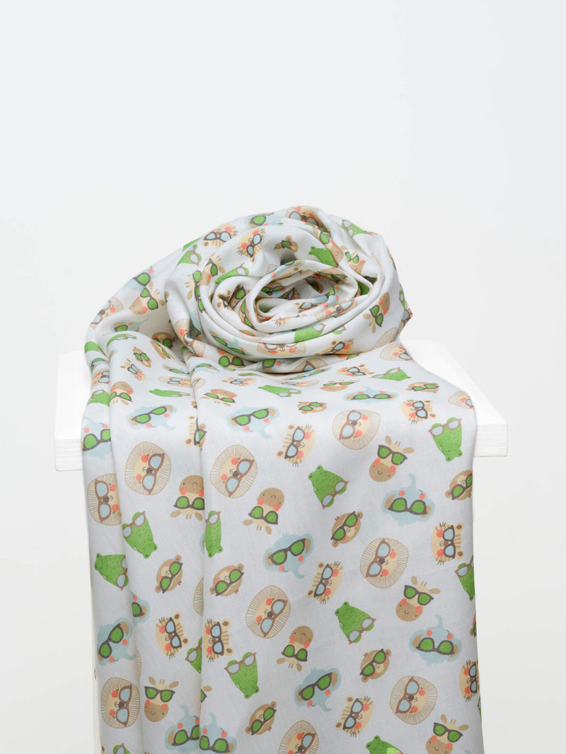 Elephant Giraffe Printed - 44 lea x 44 lea count
