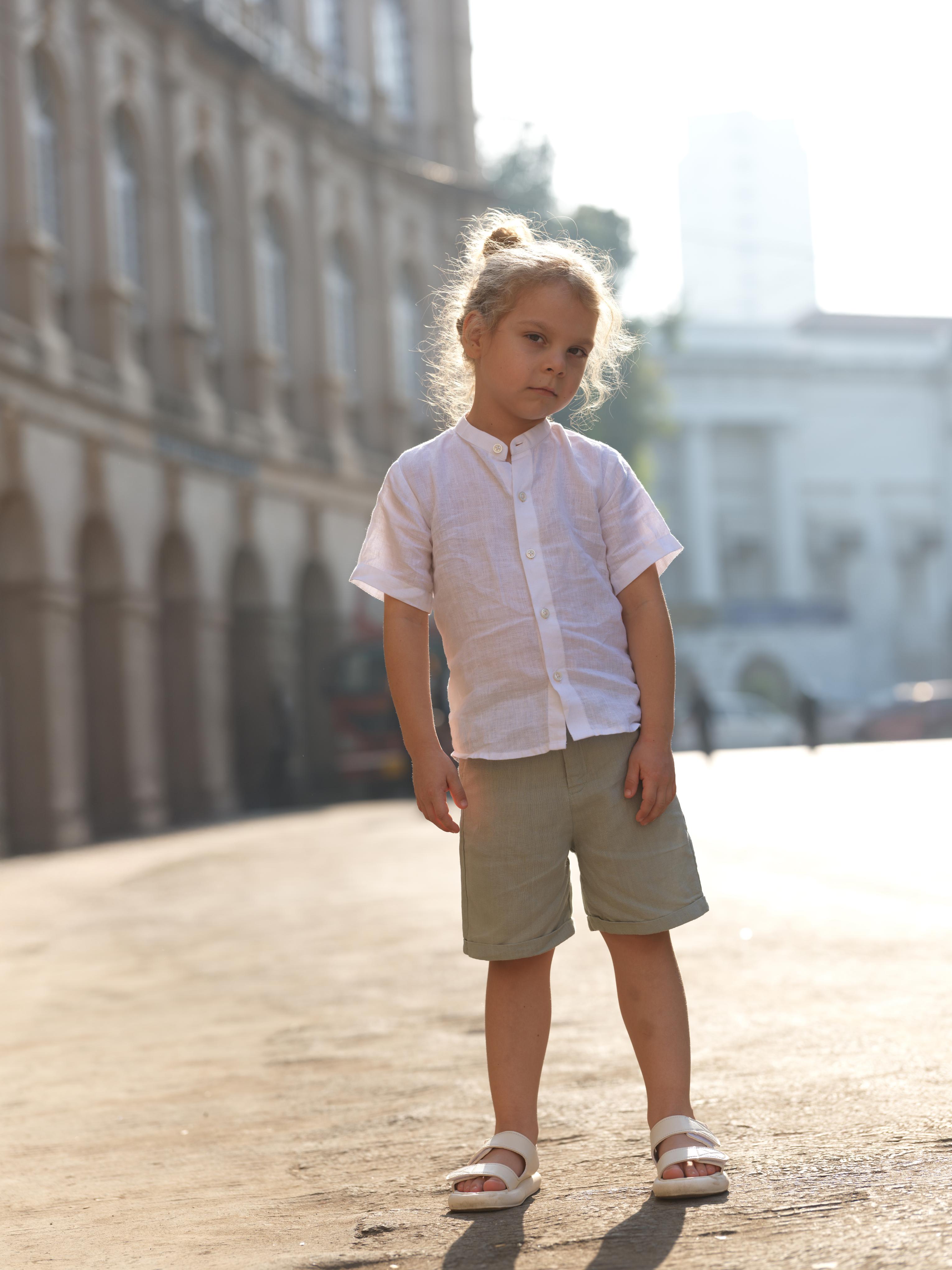 Boys Basic Shorts Mint Green
