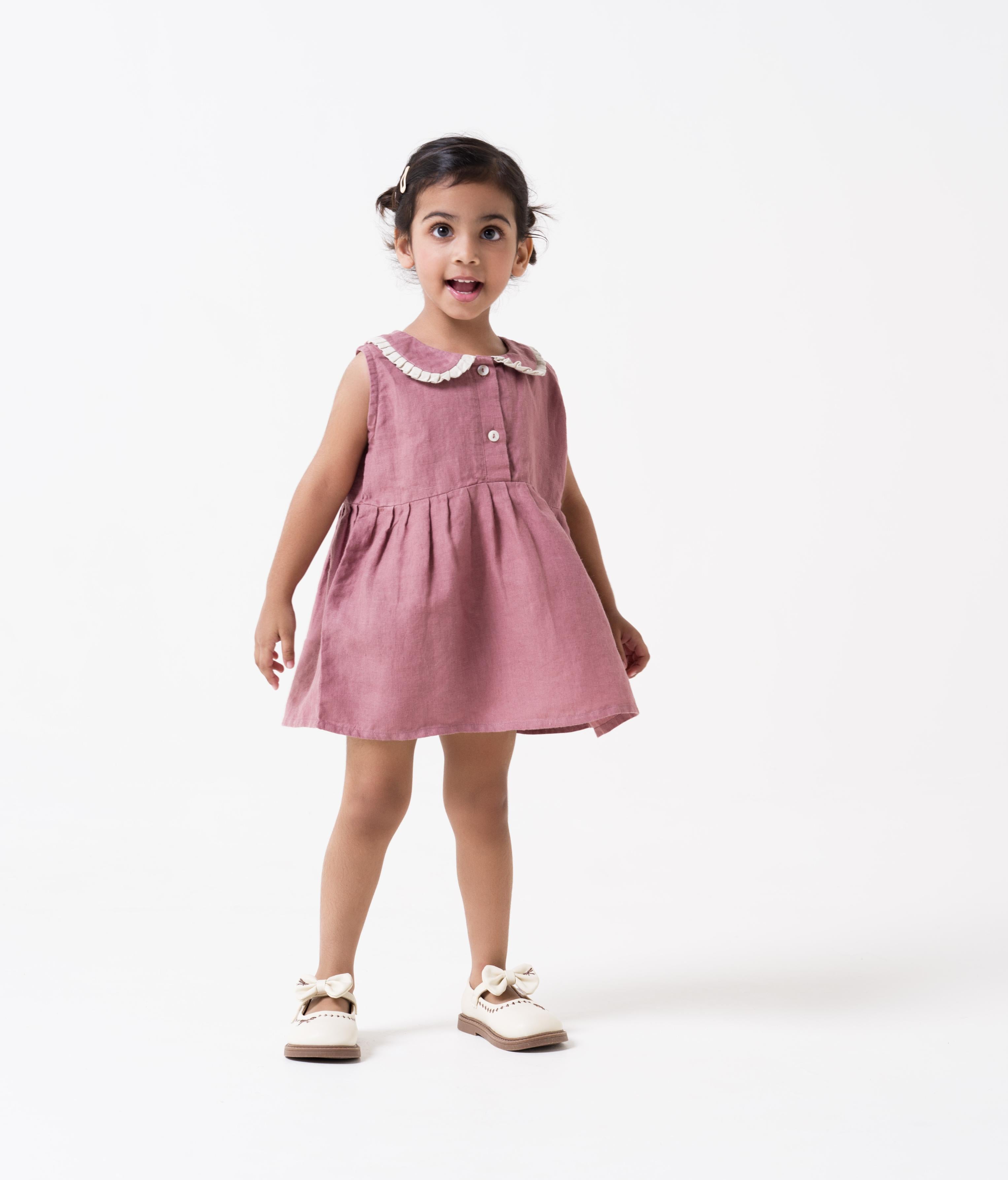 Pleated Collar Frock