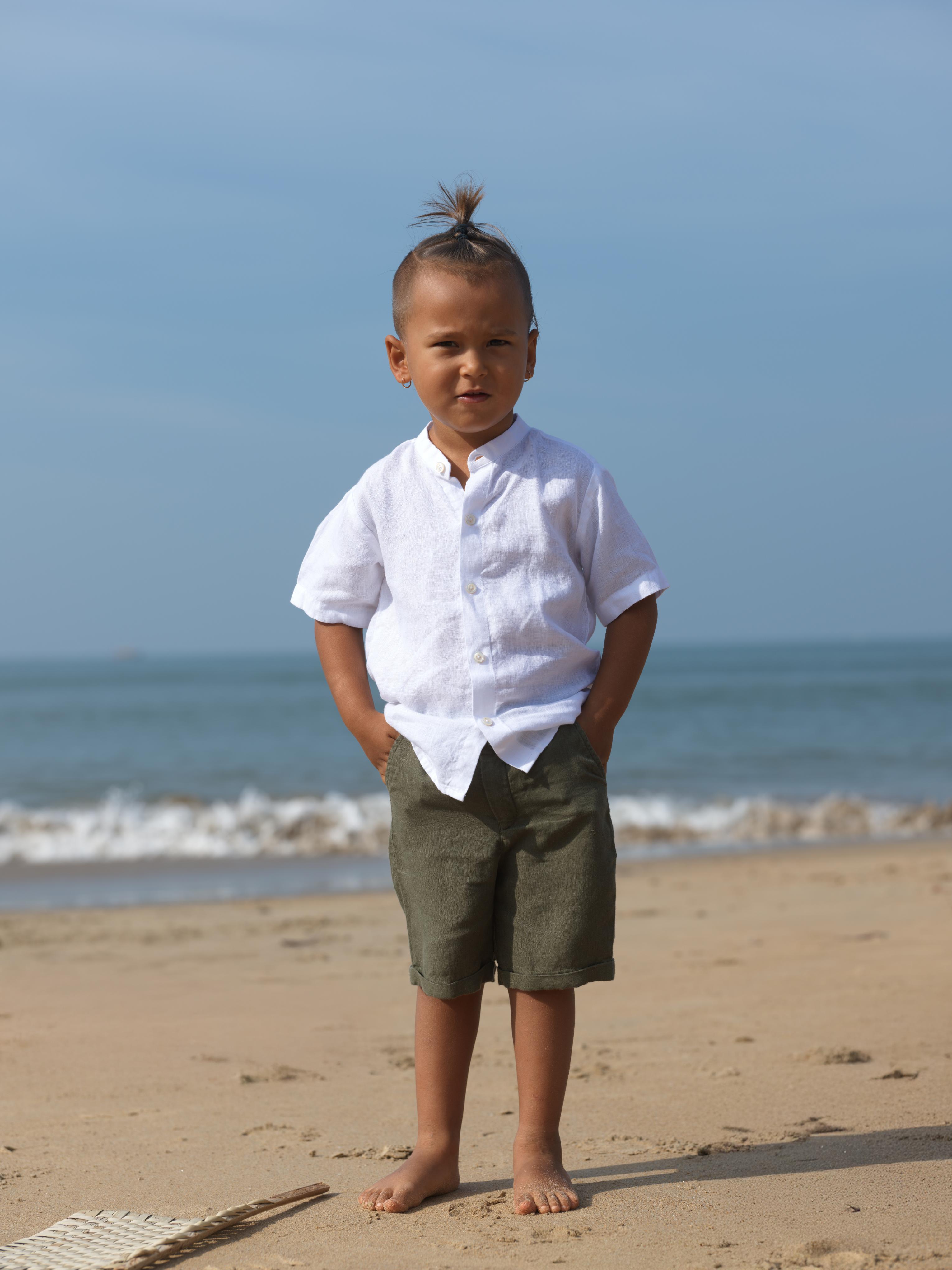 Boys Basic Shorts Crocodile Green