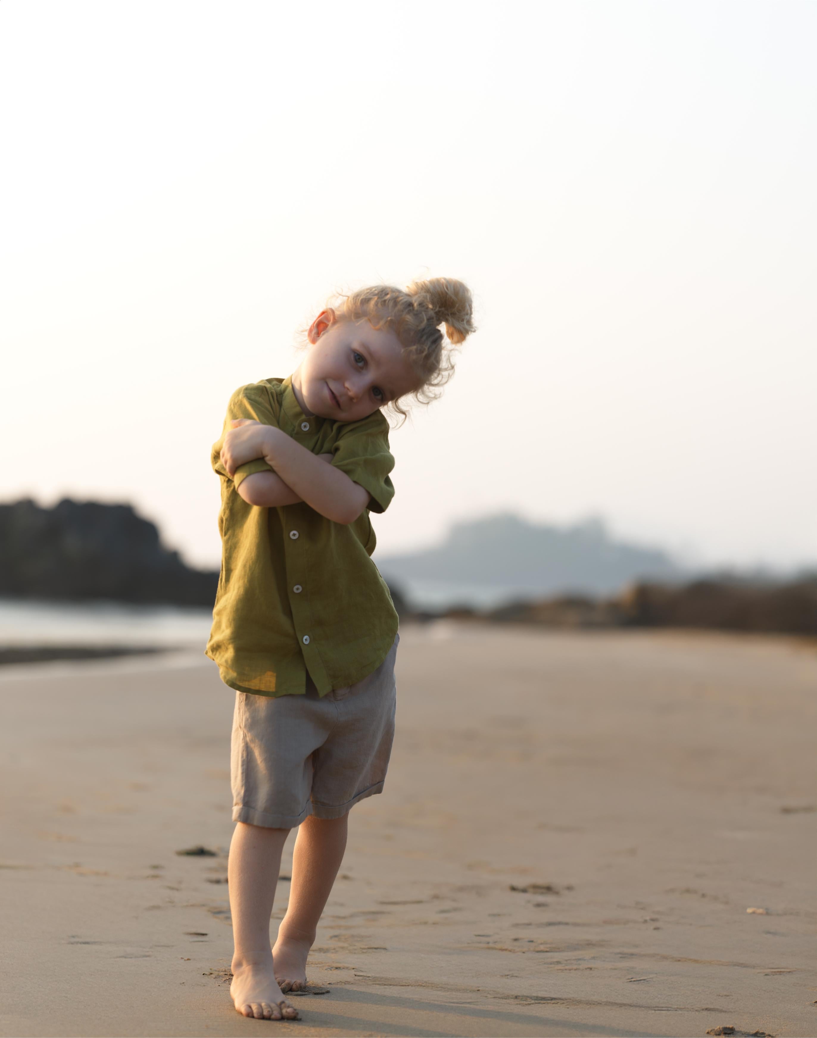 Boys Basic Shorts Desert Sand