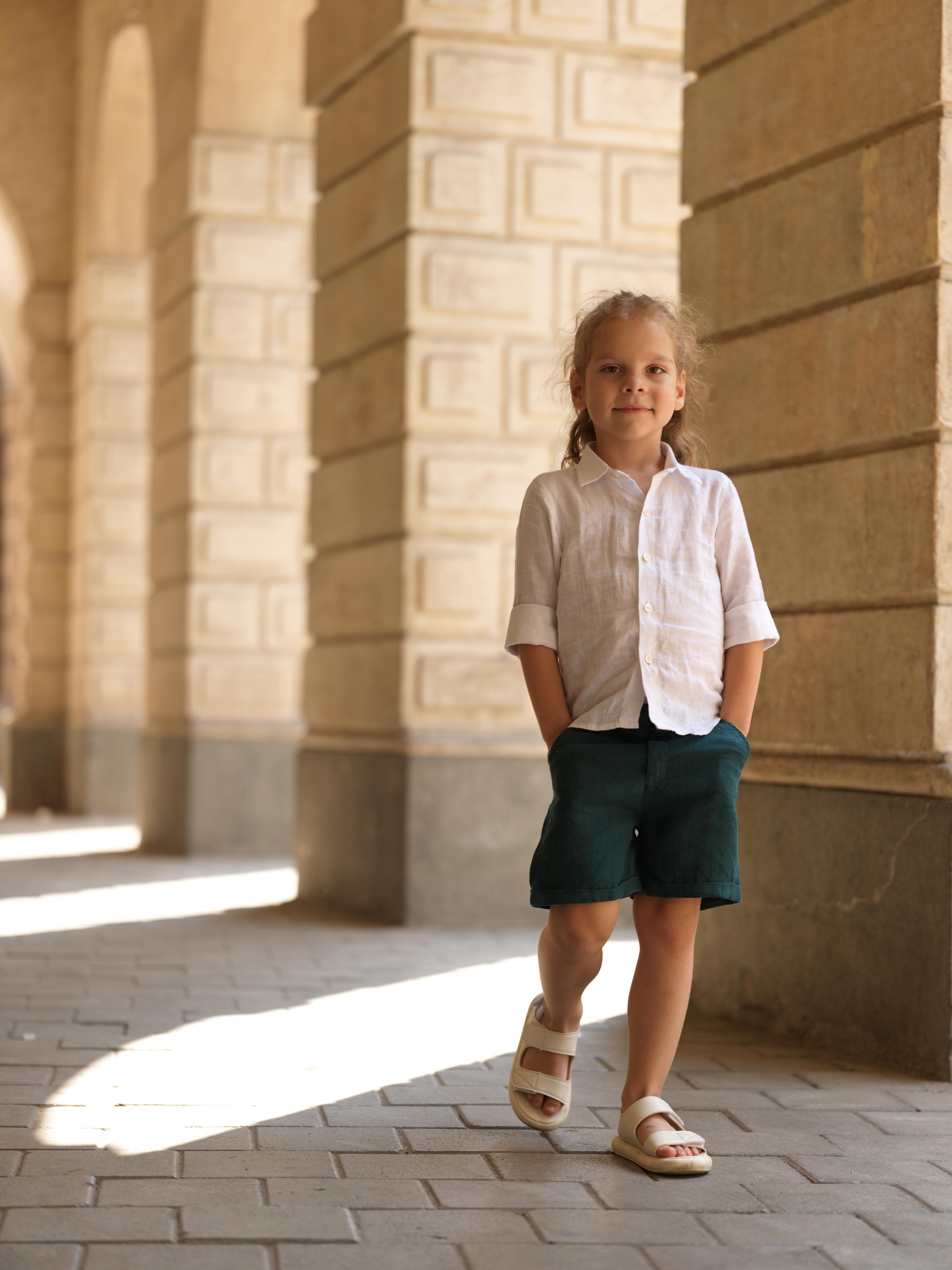 Boys Basic Shorts Teal