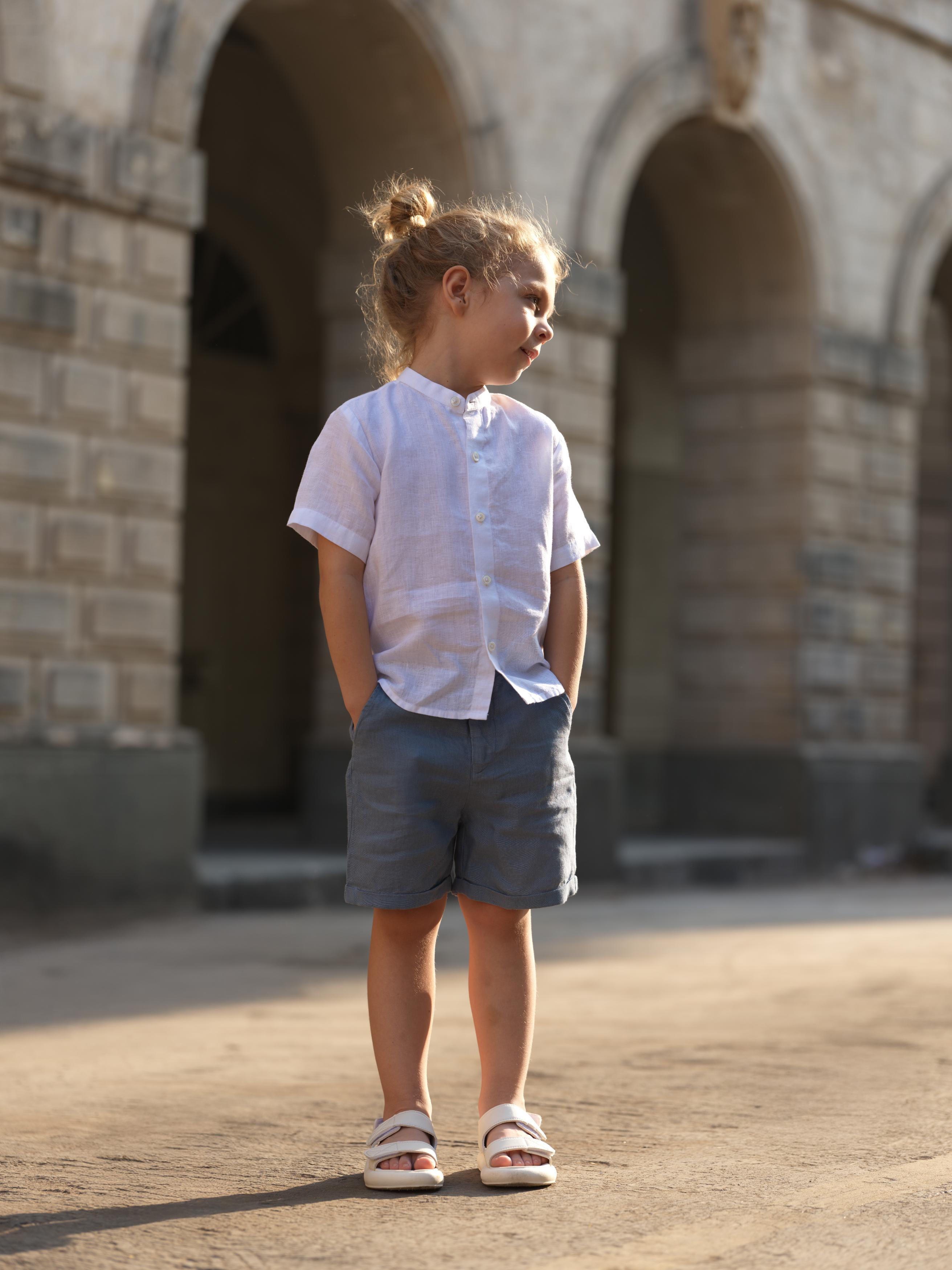 Boys Basic Shorts Airforce Blue