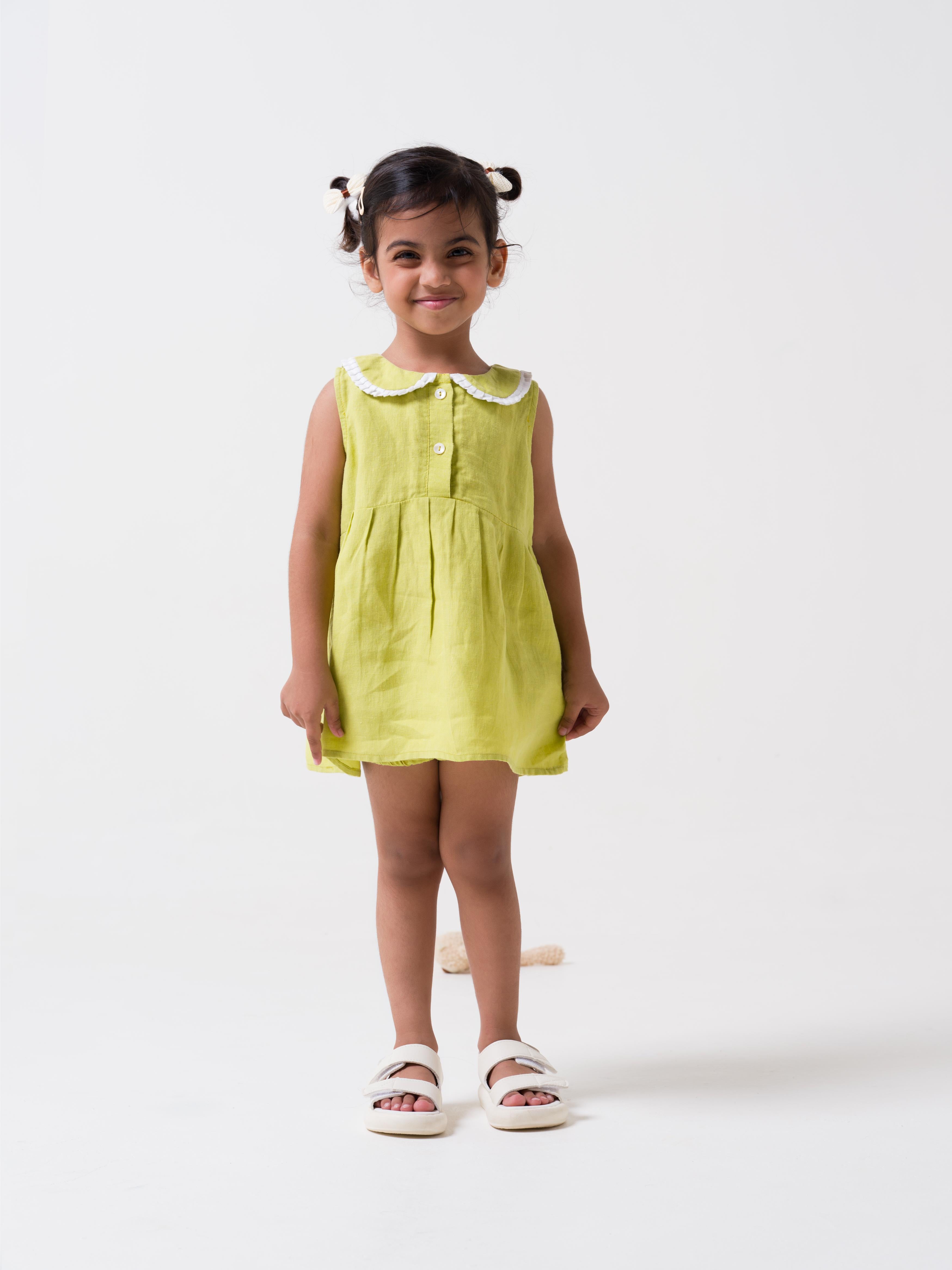 Pleated Collar Frock