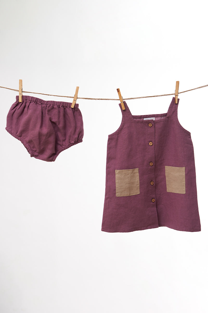 Patch Pocket Frock - Chi Linen