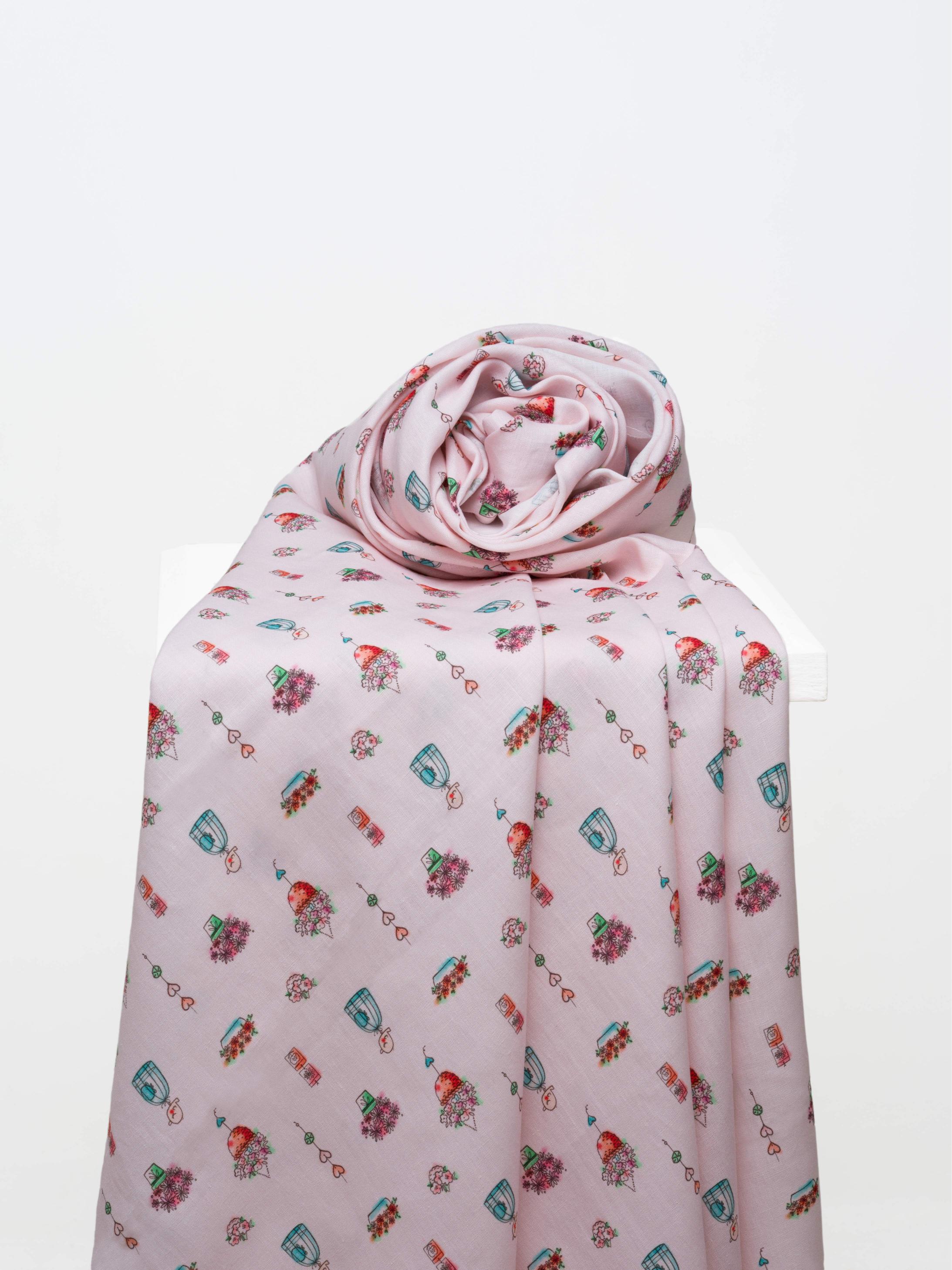 44 lea x lea count - Flower Pot Printed