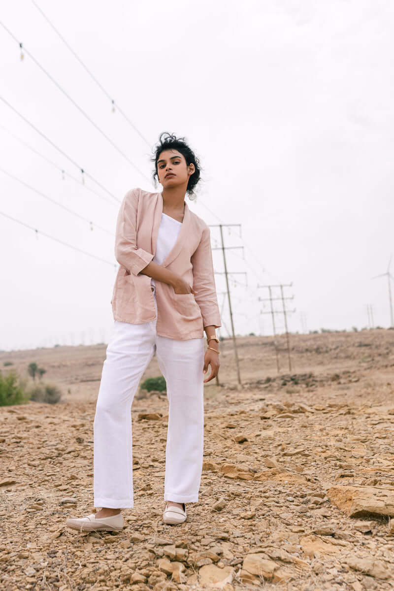 linen Cardigan 3 piece set - Chi Linen