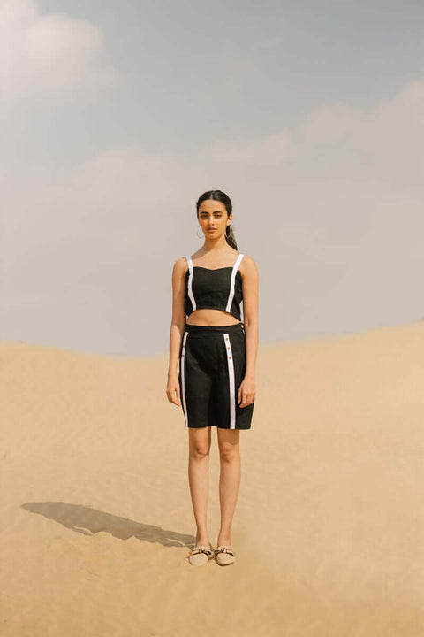 Bustier and skirt co-ords set - Chi Linen