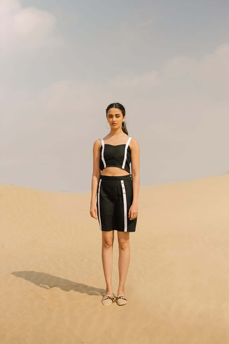 Bustier and skirt co-ords set - Chi Linen