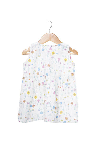 Pleated collar frock