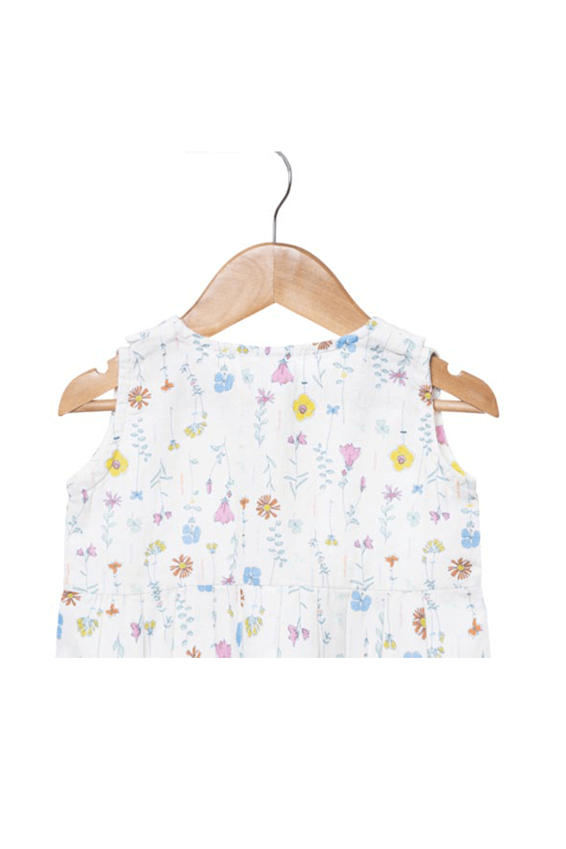 Pleated collar frock