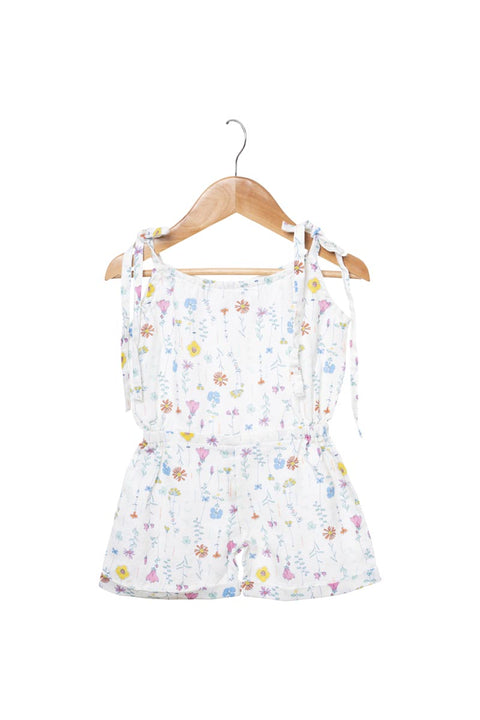 Printed Tie-Up Playsuit