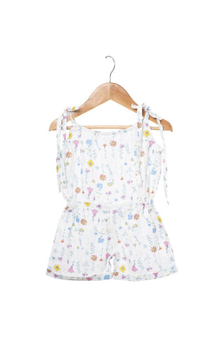 Printed Tie-Up Playsuit