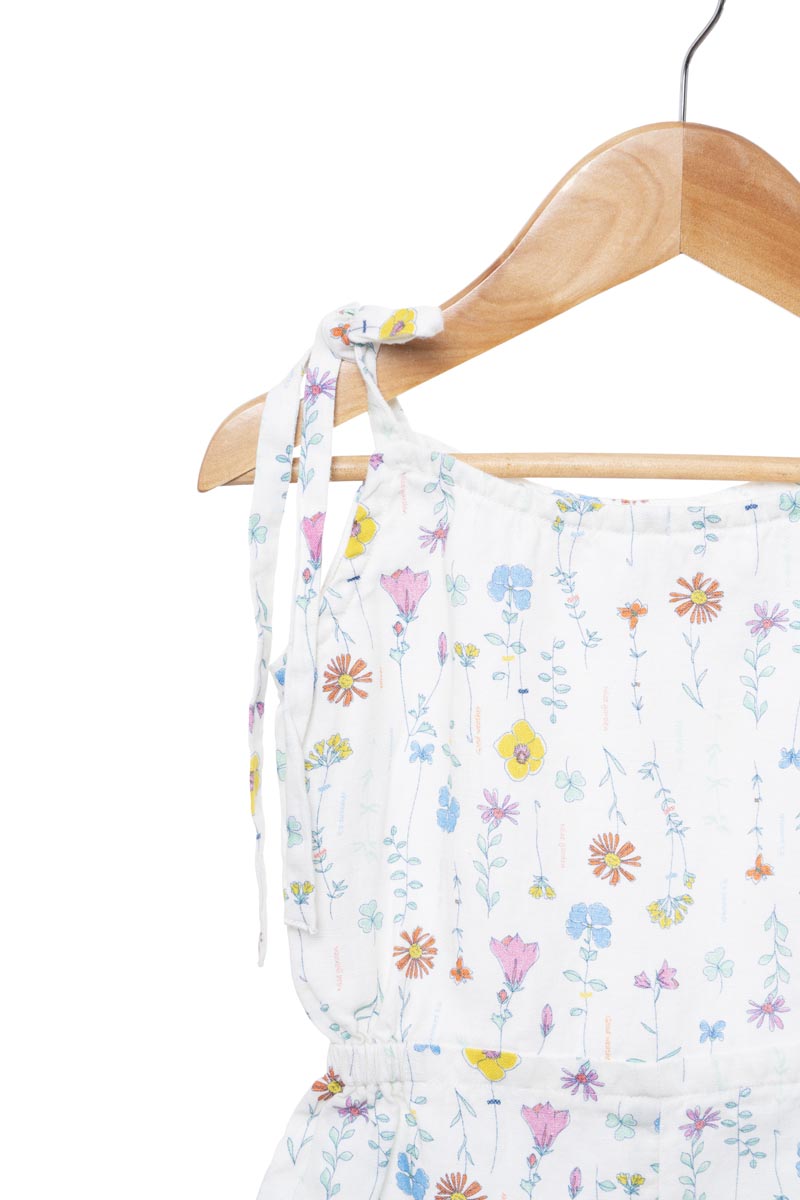 Printed Tie-Up Playsuit