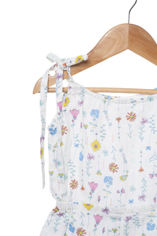 Printed Tie-Up Playsuit