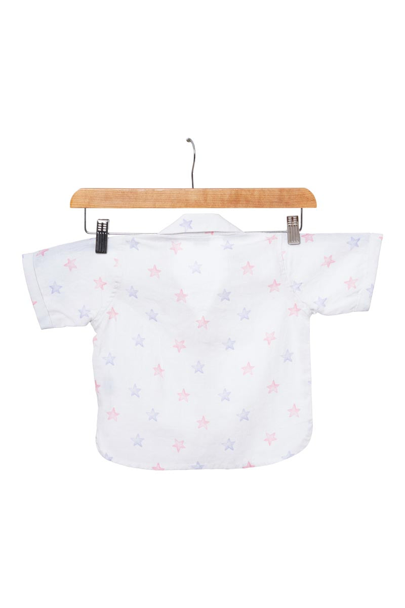 Printed Cuban Collar Co-Ord Set
