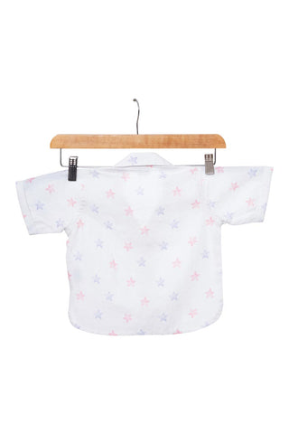 Printed Cuban Collar Co-Ord Set