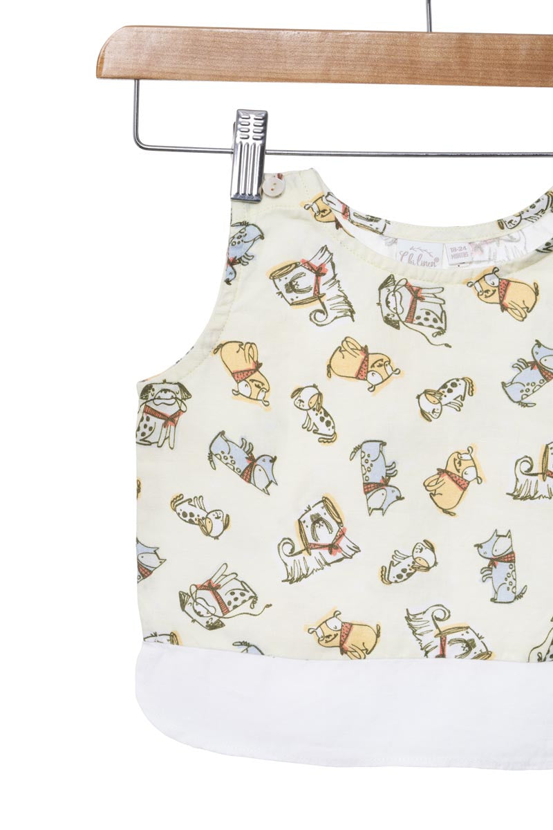 Printed 2 Colour Shirt & Trousers Set
