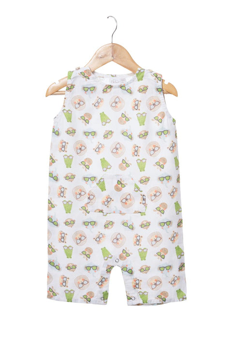 Printed Dangree Romper
