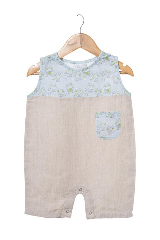 Printed Yoke 2 Colour Romper