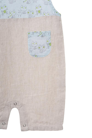 Printed Yoke 2 Colour Romper