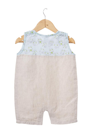 Printed Yoke 2 Colour Romper