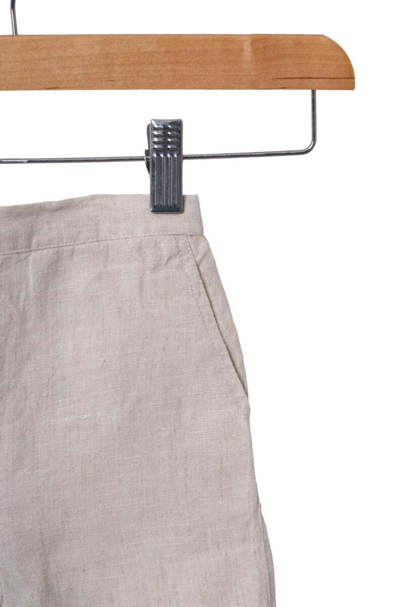 Linen tie strap pleated co-ords