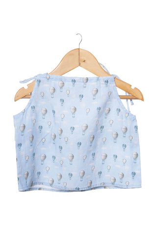 Linen tie strap pleated co-ords