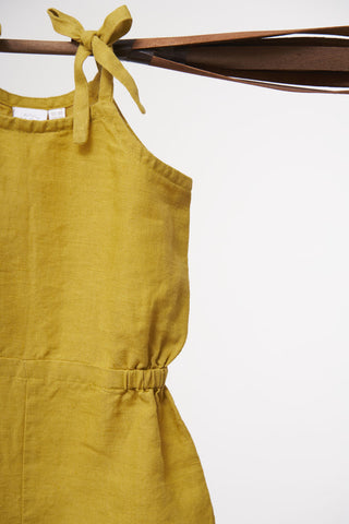 Tie-Up Play Suit - Chi Linen