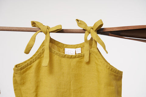 Tie-Up Play Suit - Chi Linen