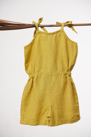 Tie-Up Play Suit - Chi Linen