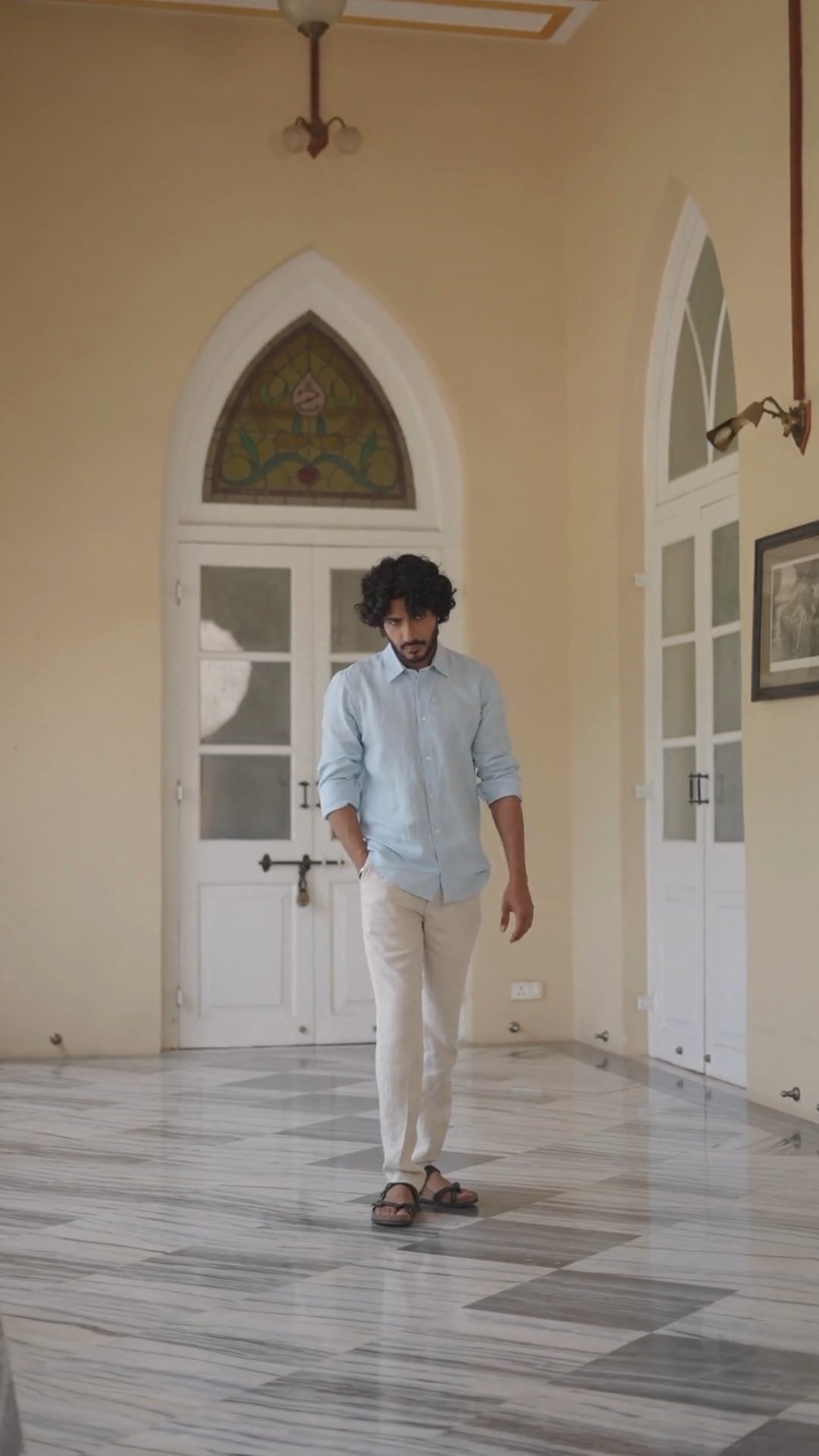 Classic Collar Sky Blue Shirt