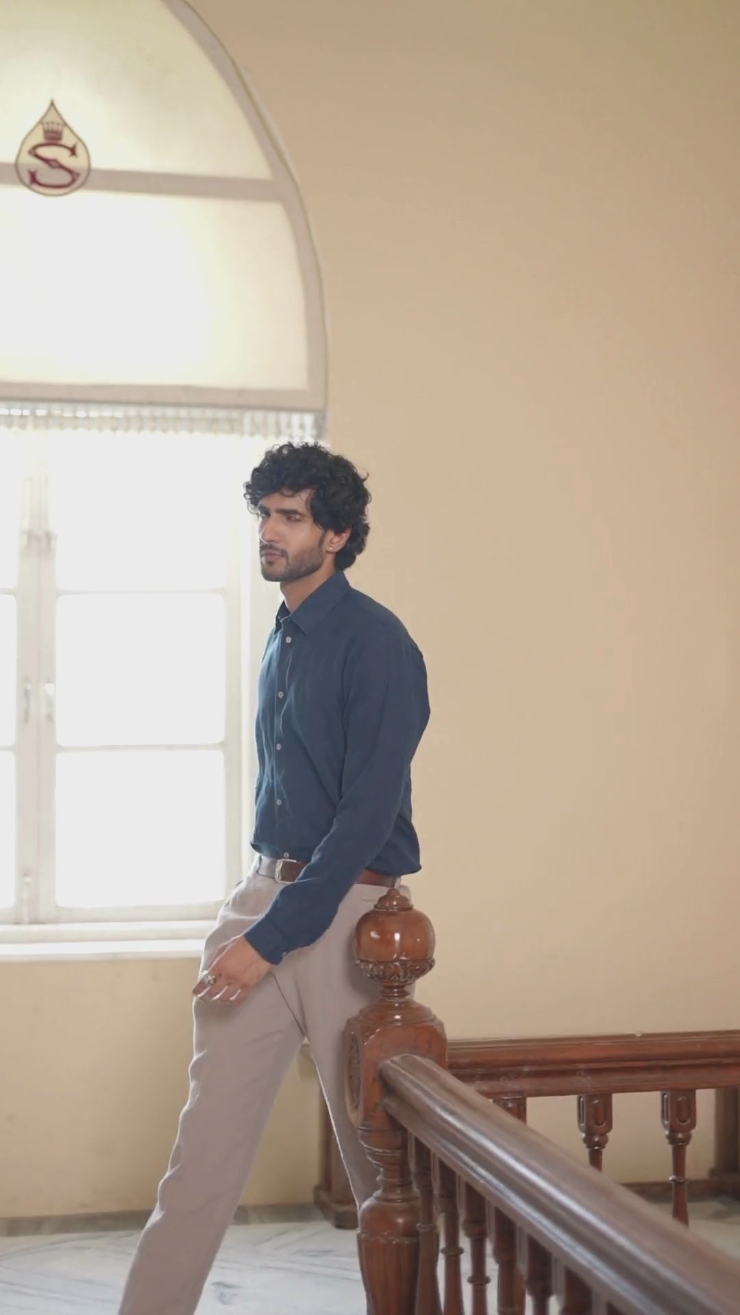 Classic Collar Midnight Blue Shirt