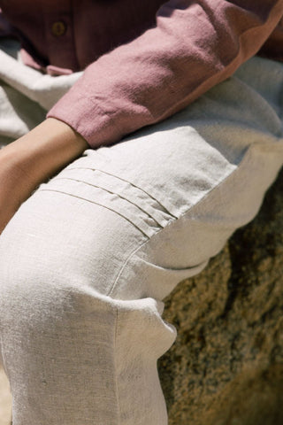Pleated shirt & Trouser Co-ord set - Chi Linen