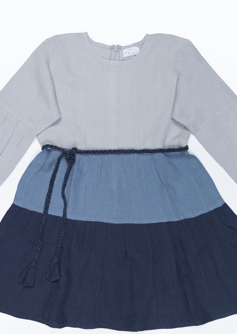 Trio flared frock - Chi Linen