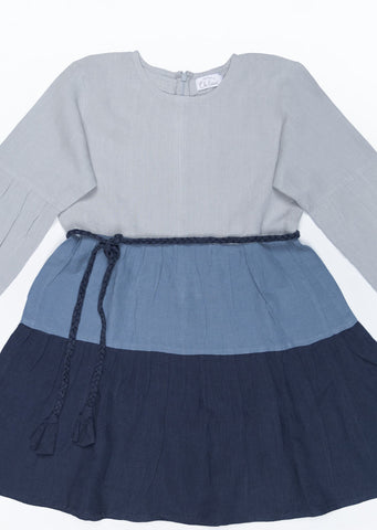 Trio flared frock - Chi Linen