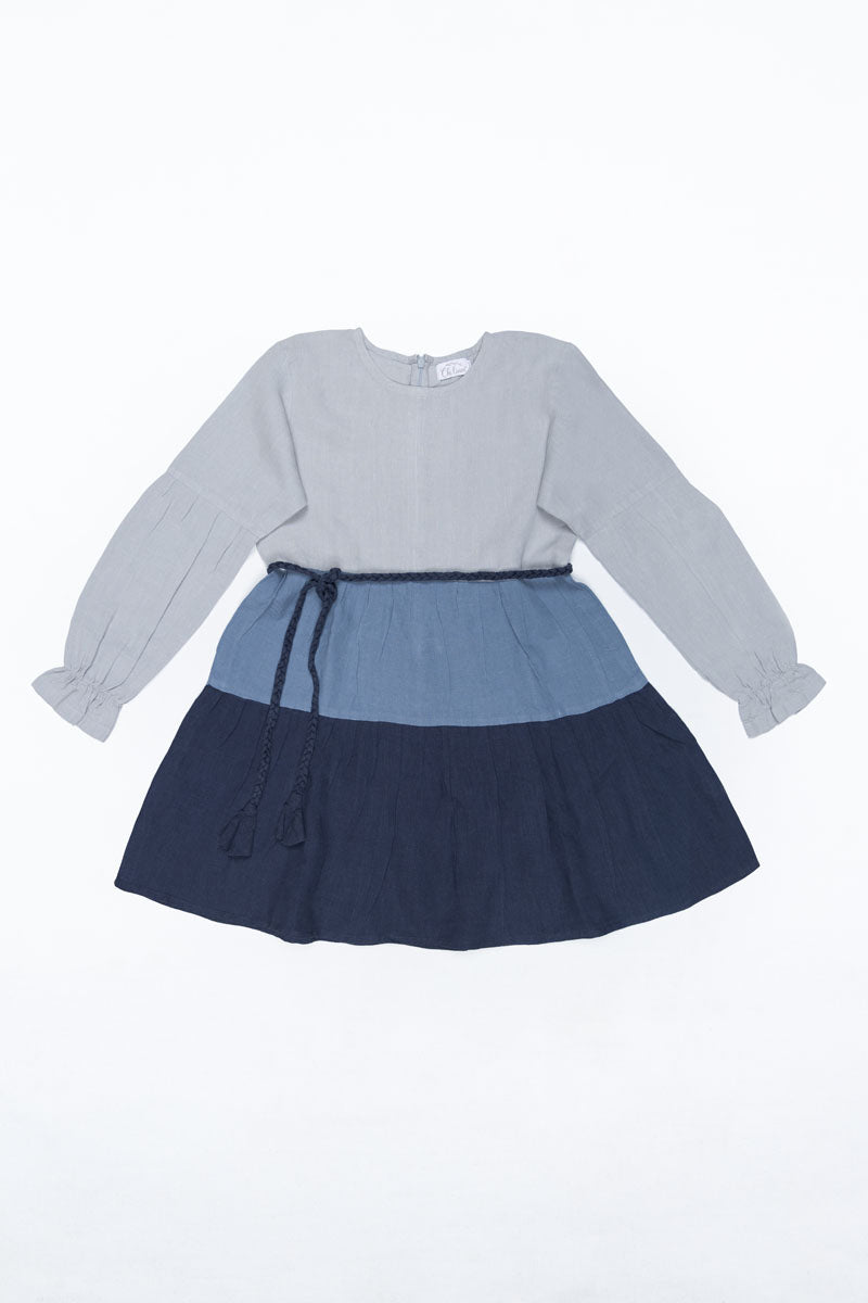 Trio flared frock - Chi Linen