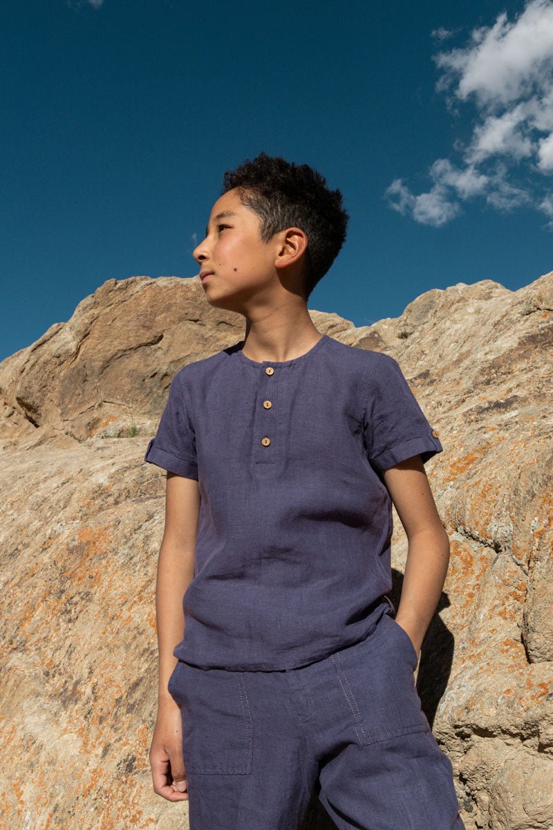 Patch pocket Trouser - Chi Linen